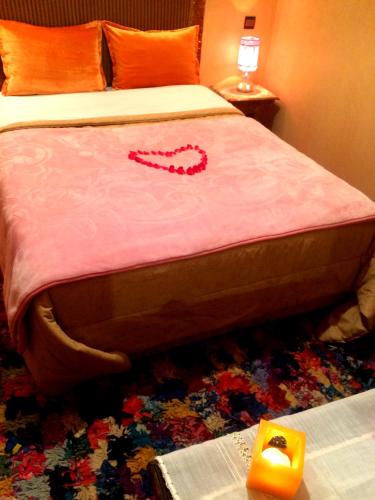 Cama o camas de una habitación en Gite Tizi Mizik