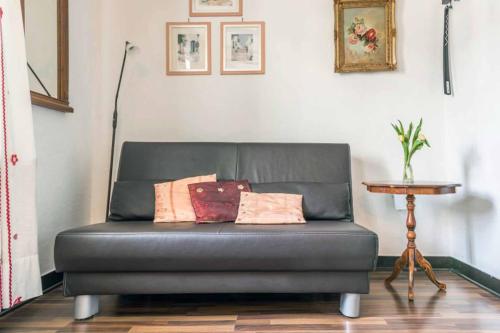 Χώρος καθιστικού στο Pension Harmony
