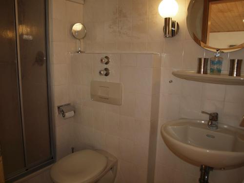 Ванная комната в Gästehaus Watzmannblick