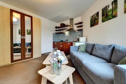 Posezení v ubytování Apartmán Modrá hvězda
