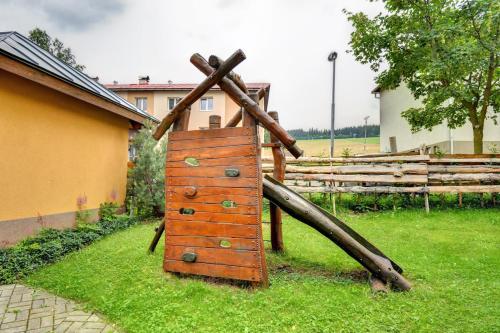 Zahrada ubytování Apartmán Modrá hvězda