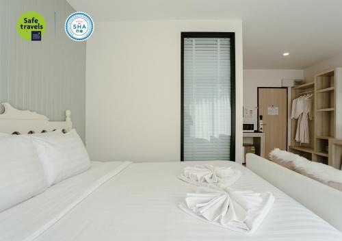 the echo hotelにあるベッド