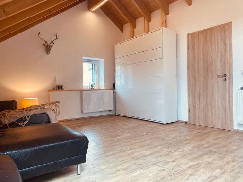 Køkken eller tekøkken på Gerolstein, Urlaub in der Eifel, Ferienwohnung mit Sauna