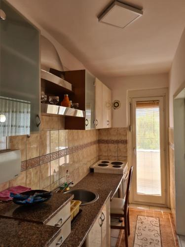 Dapur atau dapur kecil di Ivana's apartment