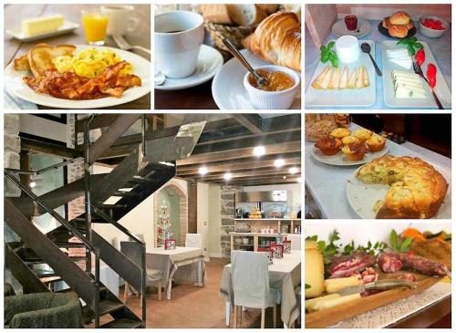 Jedlo v ubytovaní bed & breakfast alebo blízkom okolí