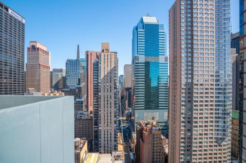 a view of a large city with tall buildings at CIVILIAN Hotel in New York