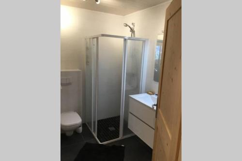 Koupelna v ubytování Modern Comfortable Chalet with large terrace