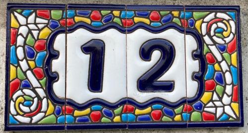 a cake with the number on it at B&B L'Airone in Nogara