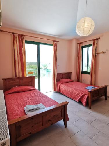 Ένα ή περισσότερα κρεβάτια σε δωμάτιο στο VILLA FROSO