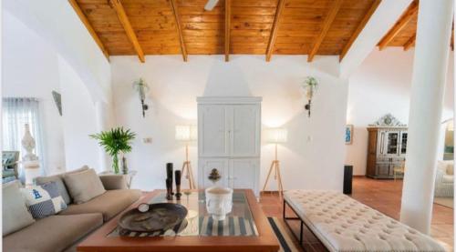 Χώρος καθιστικού στο Lux Villa Casa de Campo