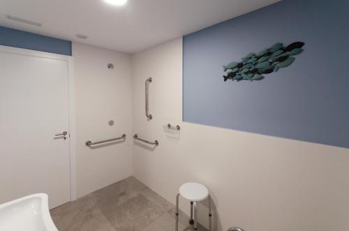 Ванна кімната в A Dársena do Francés