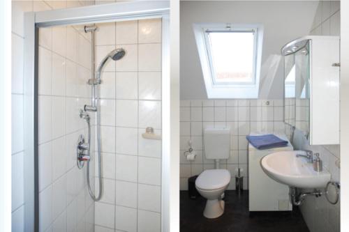 Un baño de Haus Sandglöckchen