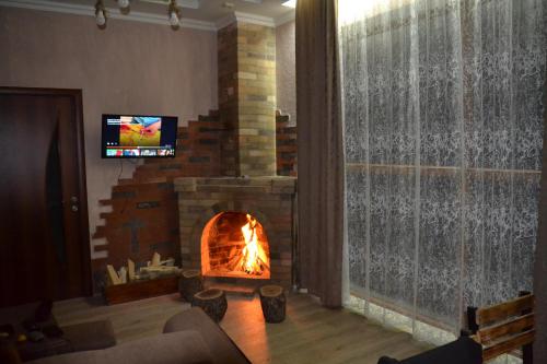 TV a/nebo společenská místnost v ubytování AAA Jermuk rest house