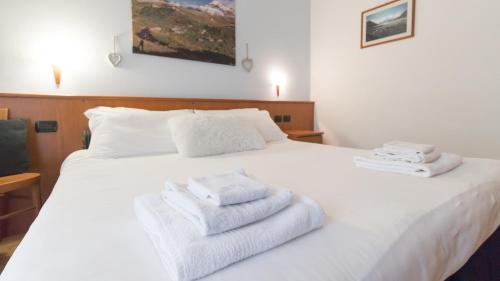 Ein Bett oder Betten in einem Zimmer der Unterkunft Residence Pizzo Scalino
