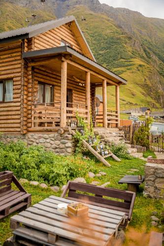 Vue générale sur la montagne ou vue sur la montagne depuis la maison de vacances