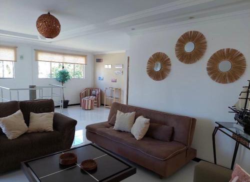 Zona de estar de Mandakaru Residence Flats da Jô