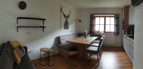 Kuchyň nebo kuchyňský kout v ubytování Haus Lydia inkl Pitztal Sommercard