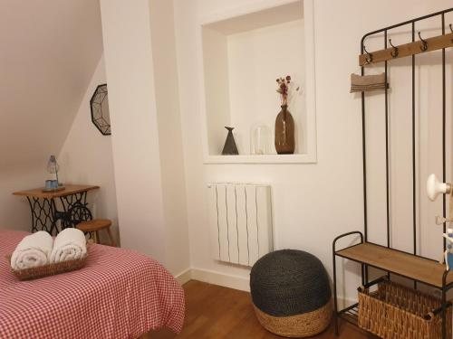 Postel nebo postele na pokoji v ubytování LA MAISON DE BIORD