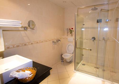 Palace Hotel Arusha tesisinde bir banyo
