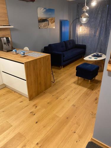 Χώρος καθιστικού στο Apartament Amber