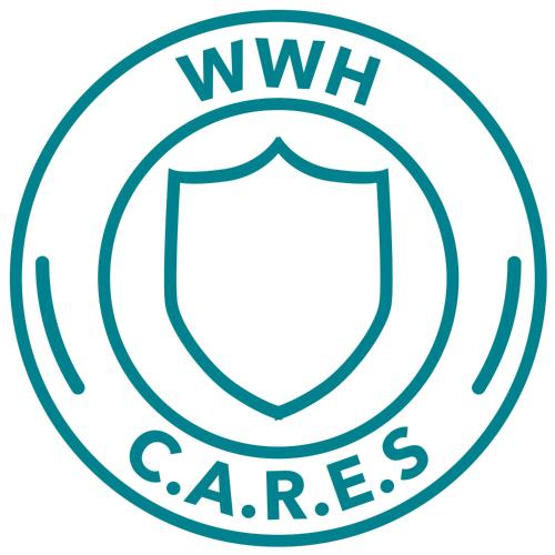 ein grünes Wii-Care-Logo auf weißem Hintergrund in der Unterkunft Hotel 81 Lucky in Singapur