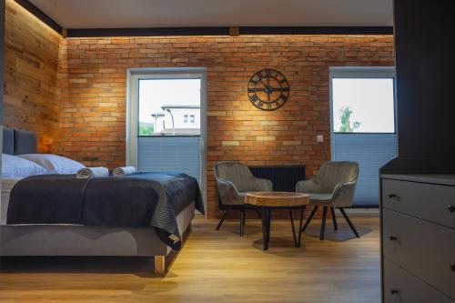 Posezení v ubytování Apartament City Center Modern Loft 2 - bezpłatny parking