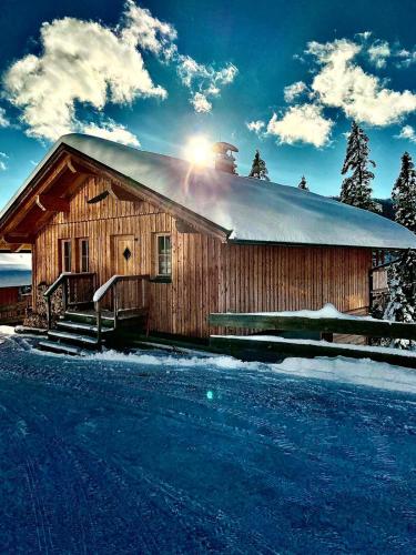Holzknechthütte durante l'inverno