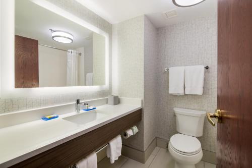 Holiday Inn Express - Plymouth, an IHG Hotel tesisinde bir banyo