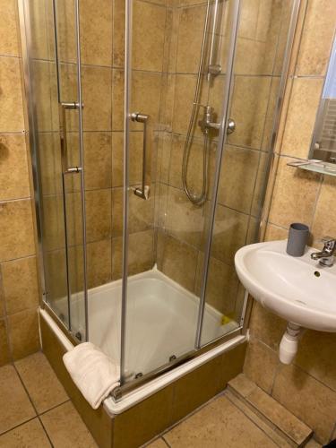 Ett badrum på Gościnec pod lipami