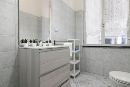Kúpeľňa v ubytovaní CasaViva - Grande bilocale a Genova Porto Antico