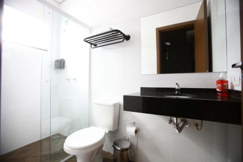 Koupelna v ubytování Hotel Pro Tork Confort