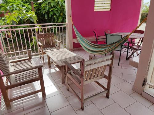 Un balcón o terraza en Apartment Moulins