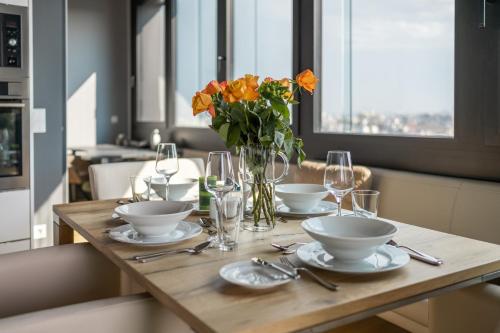 ウィーンにあるSkyflats Vienna - Rooftop Apartmentsのギャラリーの写真
