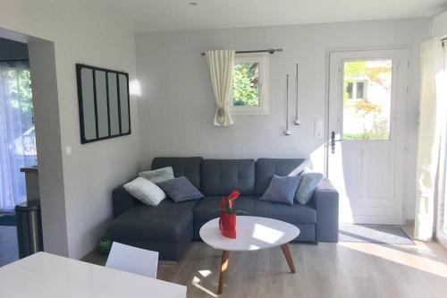 Χώρος καθιστικού στο L'Orée des Genêts - Gîte de charme proche Giverny