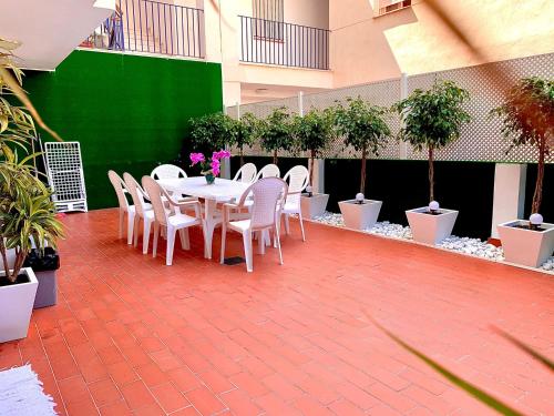 Patio nebo venkovní prostory v ubytování Piso estrella en La Herradura