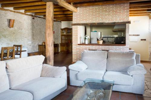 Posezení v ubytování Casa Rural Los Yeros Aldeasoña - Segovia