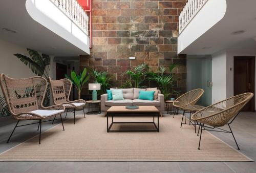 Ruang duduk di Cotillo House