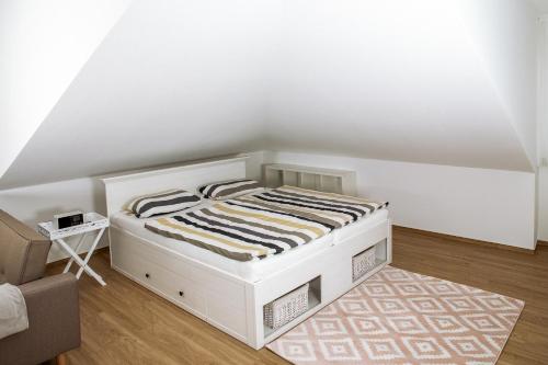 Krevet ili kreveti u jedinici u okviru objekta Appartement 5 in Hilter