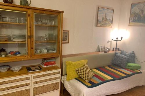 Posezení v ubytování Vintage Apartment WOLF im Wadrilltal - Balkon Garten