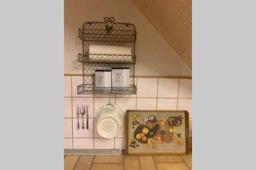 Kuchyň nebo kuchyňský kout v ubytování Vintage Apartment WOLF im Wadrilltal - Balkon Garten