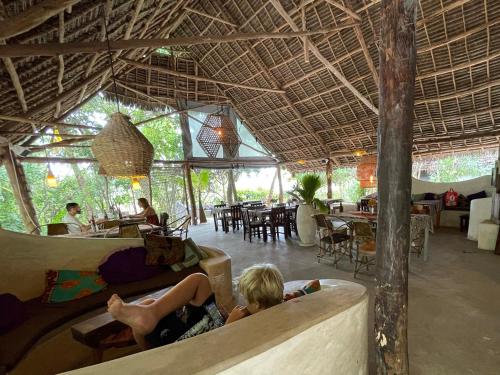 En restaurant eller et andet spisested på Bellevue Zanzibar