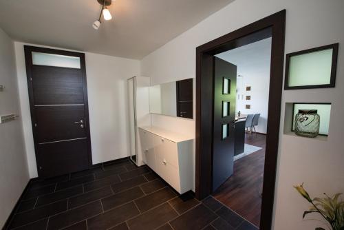 Koupelna v ubytování Ferienhaus Oberhof