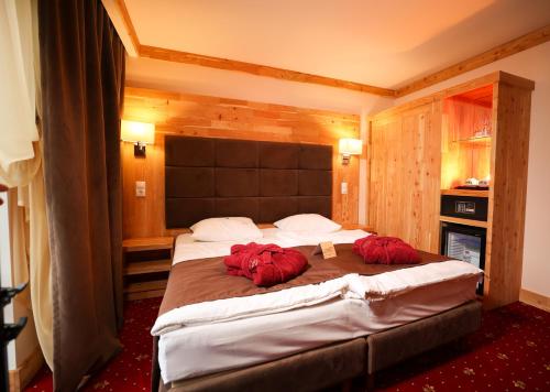Katil atau katil-katil dalam bilik di Romantik Spa Hotel