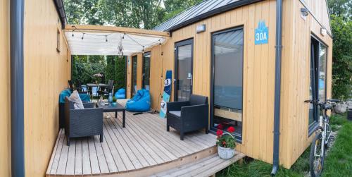 Siseõu või muu väliala majutusasutuses Pod Cyprysami - surf & family resort