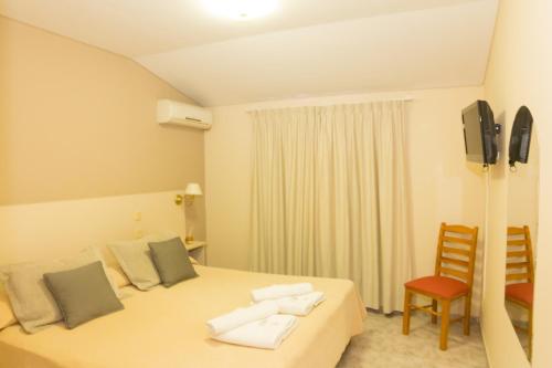Katil atau katil-katil dalam bilik di Patio Mediterraneo Apart Hotel