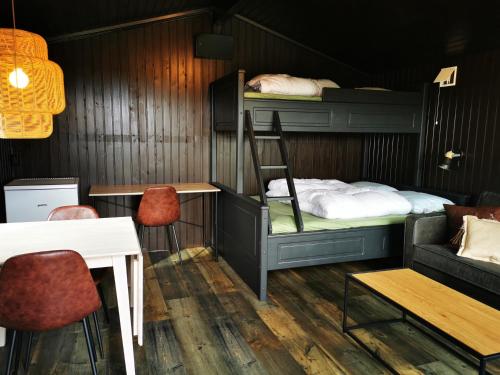 Letto o letti in una camera di Min Ája