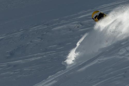 Viktoria Sölden durante el invierno