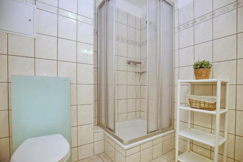 Koupelna v ubytování Sünnslag Wohnung 099