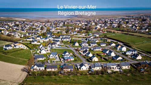 Magnifique appartement près de la mer et du Mt St Michel en Bretagne a vista de pájaro