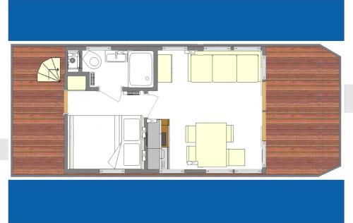 Hausboot Aavaの見取り図または間取り図